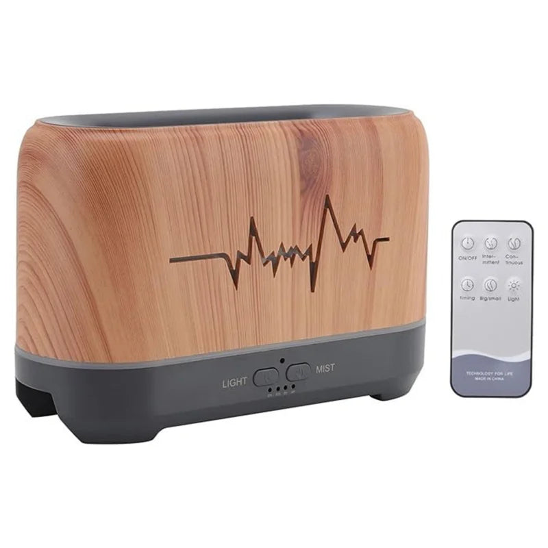 Aromatizante Difusor Umidificador Led Efeito Chama Usb Luxo Cor Difusor