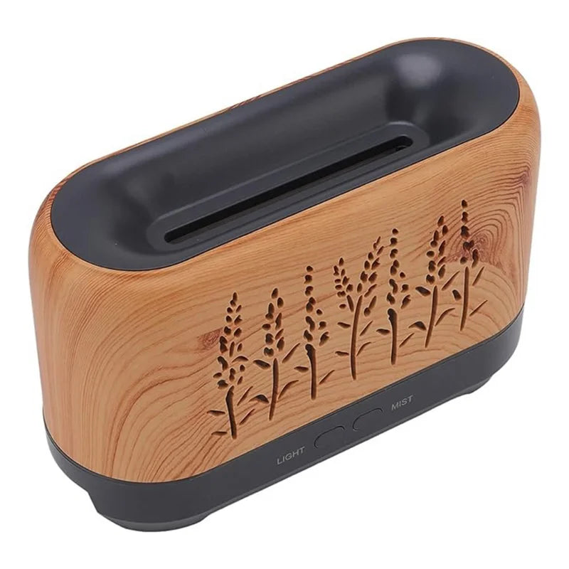 Aromatizante Difusor Umidificador Led Efeito Chama Usb Luxo Cor Difusor