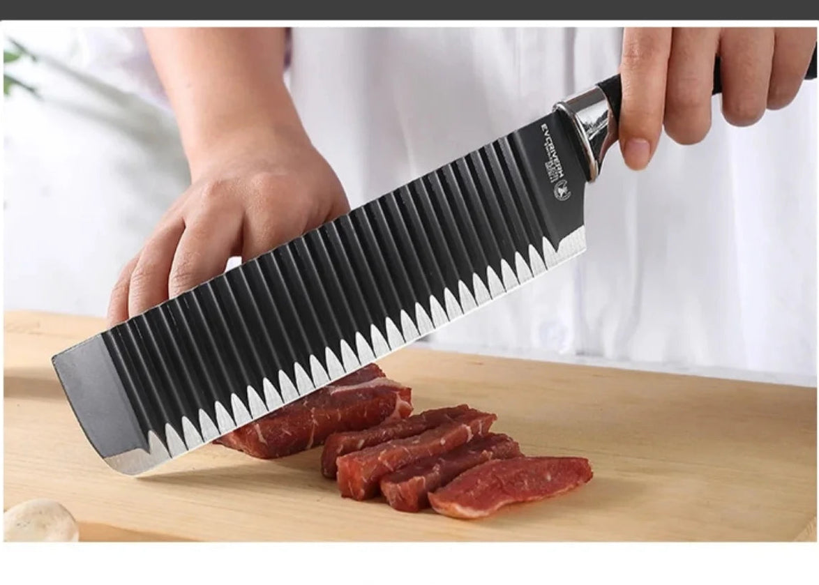 Conjunto De Facas  6 Peças Antiaderente Com Cabo Reforçado Descascador E Tesoura Cozinha